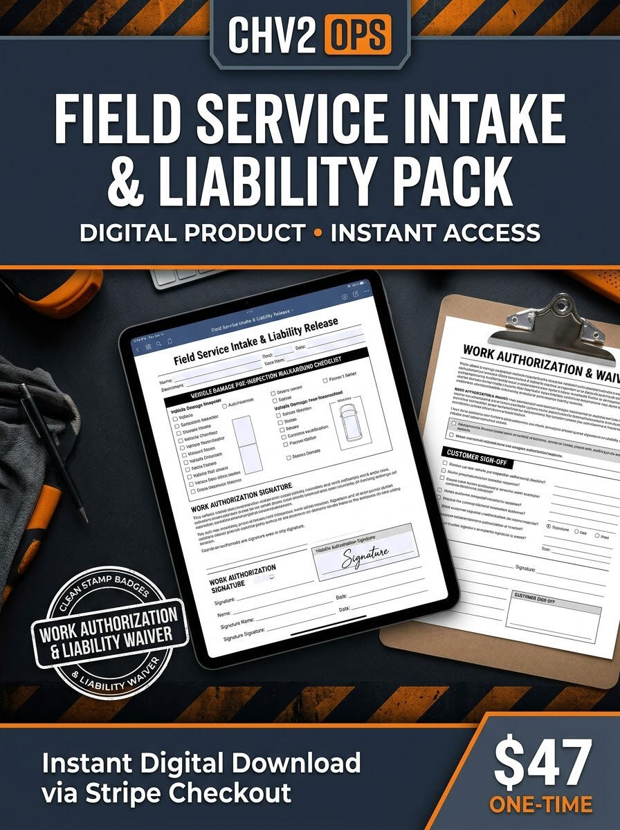 field-service-intake-liability-pack