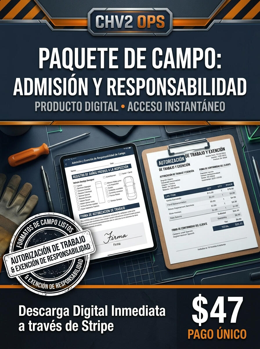 Paquete de Campo: Admisión y Protección de Daños paquete-campo-admision-proteccion-danos
